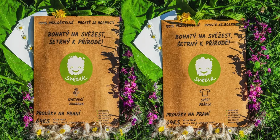 Eko prací proužky Svěžík pro praní v pračce i v ruce