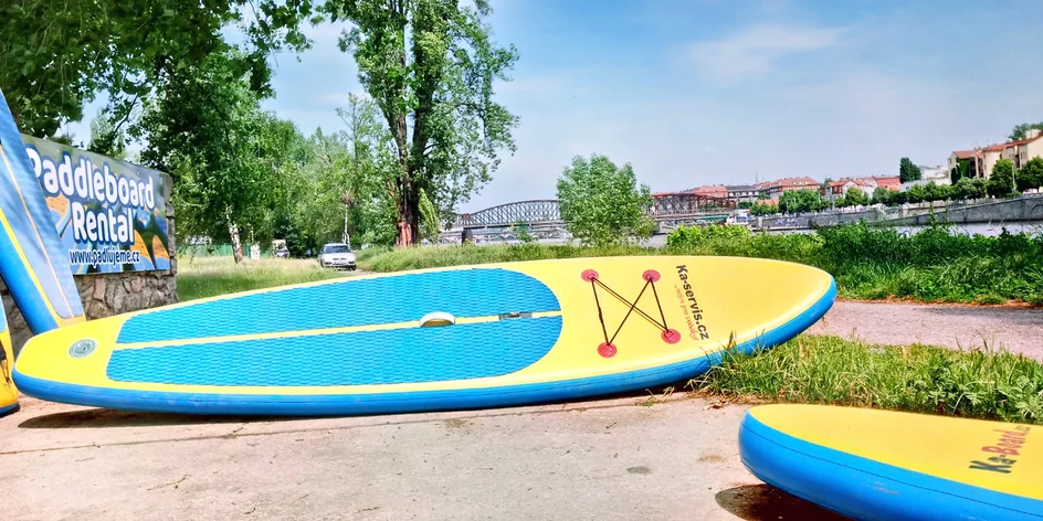 Hodina pádlování na paddleboardu pro 1 osobu