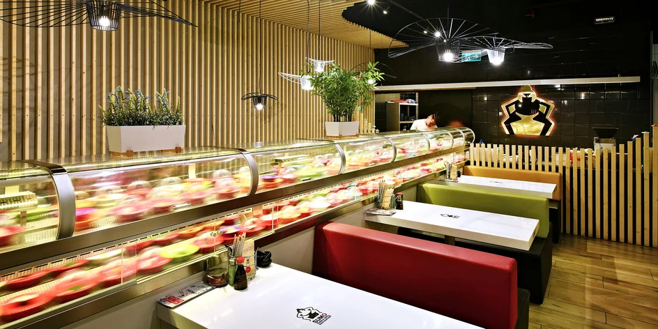 Running sushi v OC Šestka: 1,5hod. asijská hostina