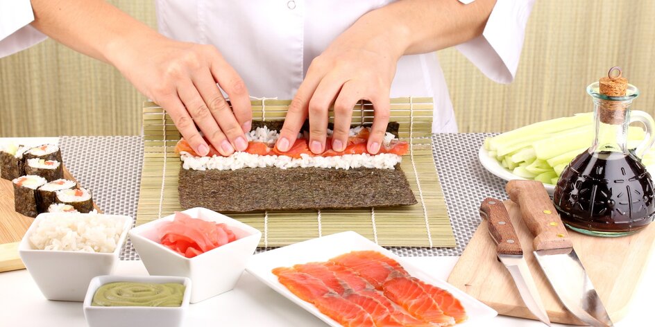Kurz přípravy sushi od Školy vaření Café Buddha