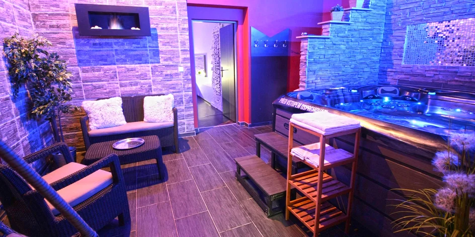 2 hod. v privátním wellness s 3pokojovým apartmá