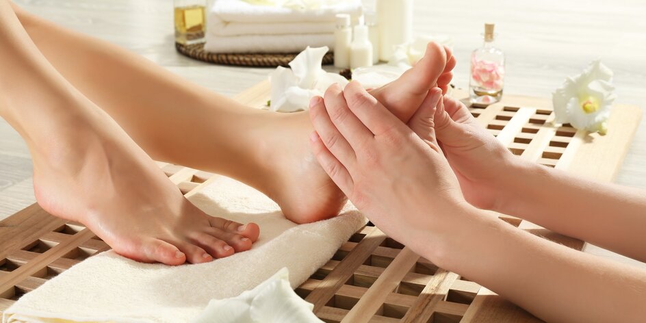 45 minut reflexní masáže nohou vč. aromaterapie