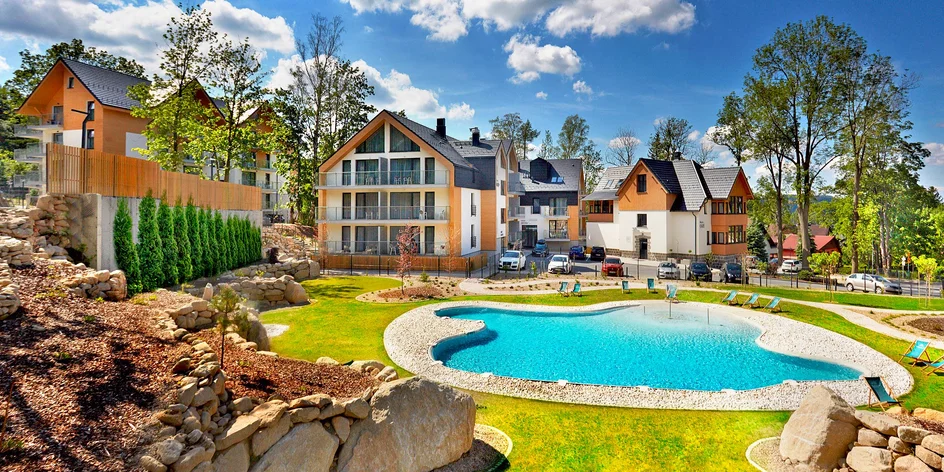 Luxusní resort v Karpaczi: snídaně či polopenze i wellness