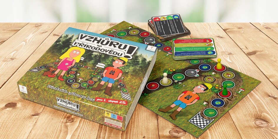 Desková hra Vzhůru na přírodovědu! pro děti od 8 let