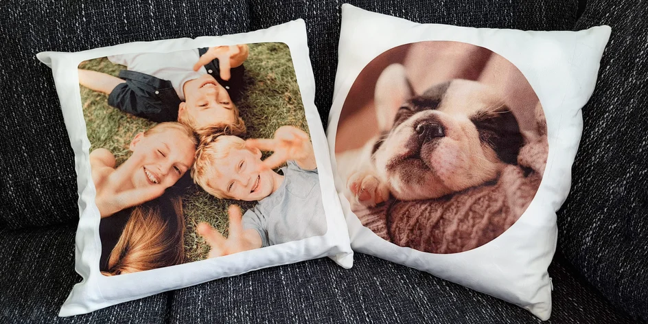 Polštáře s fotopotiskem podle vlastního návrhu