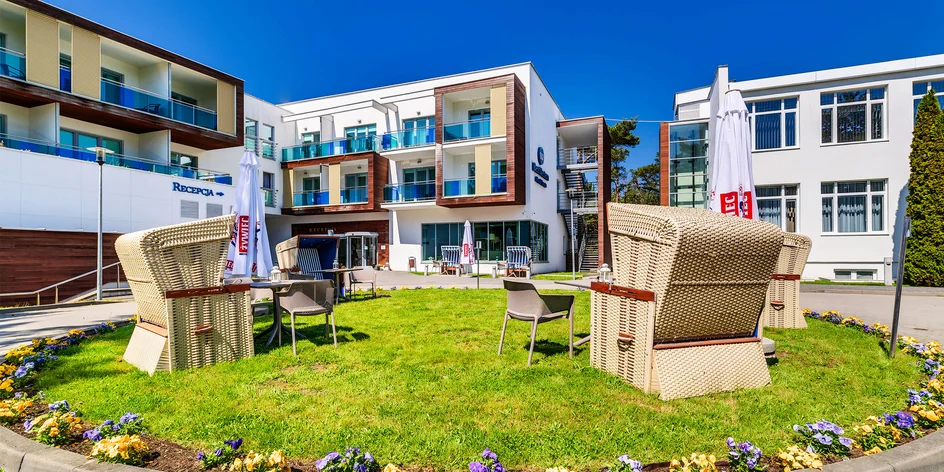 Relax na baltském Helu: hotel u moře, wellness i strava, až 2 děti zdarma