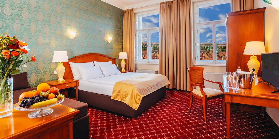 Elegantný hotel s raňajkami, 10 minút od Václaváku