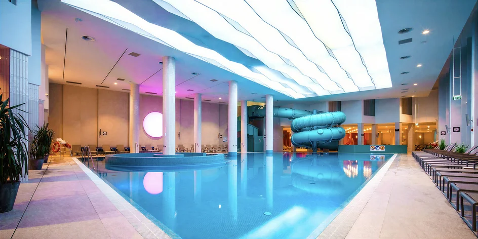 Den v aquaparku, procedura i jídlo v 5* hotelu v Polsku