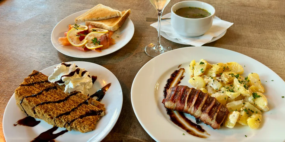 Čtyřchodové degustační menu i s vínem pro 2 osoby