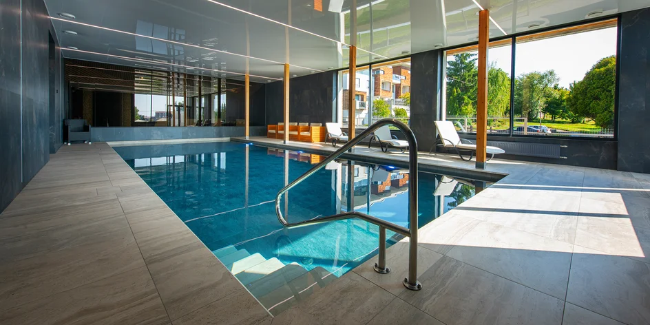 Vstup do hotelového wellness centra