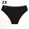 2 x Dámske absorpčné nohavičky HEDI 2 | Veľkosť: XS | Čierna