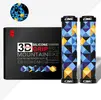 Rukojeť na řídítka - modré geo