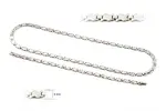 Set z chirurgickej ocele T01 | Strieborná