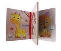 Dětská dřevěná kniha - puzzle, zvířátka
