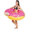 Nafukovací kruh – Donut růžový, 120 cm