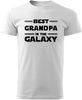 Best grandpa in the galaxy | Velikost: XS | Bílá