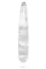 Křišťálové dildo Chakra Clear, 17,4 cm