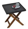 Odkládací stolek Amy: dřevo a cement, čtvercový | Velikost: 400 x 400 cm