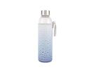 Skleněná láhev na vodu - design Kapky vody