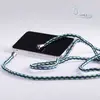 Obal na krk / crossbody - bílomodrozelená | Typ: Iphone 6 / 6S