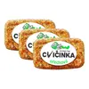 3× raw tyčinka Cvičinka – ořechová, 3× 100 g