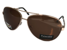 Kovové polarizační brýle PILOT EP4039 (kovové, měděná)