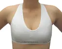 Dámská sportovní podprsenka Kappa K2150 | Velikost: S/M | Bílá