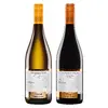 2× 0,75 l vína Feteasca (bílé a červené)