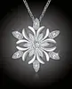 Krásný náhrdelník Crystal Snowflake