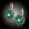 Náušnice Brillance Marquise – Smaragd Green