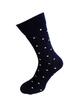 Bláznivé pánské ponožky | Velikost: 40-43 | Modrá / bodky