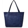 Prostorná dámská kabelka s kapsou | Tmavě modrá
