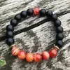 Ochránce - karneol/onyx (cca 18 cm)