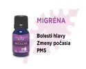 USB aroma difuzér se směsí olejů Migréna, 10 ml