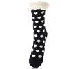 Dámské teplé ponožky, srdíčka | Velikost: 35-38 | Černá