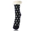 Dámské teplé ponožky, šedé hvězdy | Velikost: 35-38 | Černá