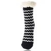Dámské teplé ponožky, vlnky | Velikost: 35-38 | Černá