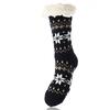 Dámské teplé ponožky, vločka 2, černá | Velikost: 39-42