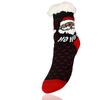 Dětské teplé ponožky, vánoční motiv 1, černá | Velikost: 26-28