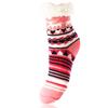 Dětské teplé ponožky, vánoční motiv VI., lososová | Velikost: 26-28