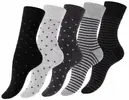 Dot Stripe (5 párů) | Velikost: 35–38
