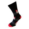 Vánoční pánské ponožky | Velikost: 40-43 | Černá / sněhuláky