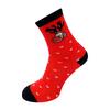 Vánoční dámske ponožky | Velikost: 37-40 | Červená / sob