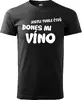 Jestli tohle čteš dones mi víno | Velikost: XS | Černá