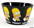 Černá porcelánová miska The Simpsons - Homer