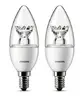 2 LED žárovky PHILIPS 3W E14 ve speciálním designu