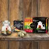 Set 4 prémiových kvetoucích čajů s konvičkou – černý