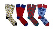 Dárkový set barevných ponožek Soxit - Pro něho | Velikost: 36-40