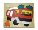Vícevrstvé puzzle - Hasiči