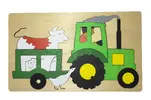 Vícevrstvé puzzle - Traktor